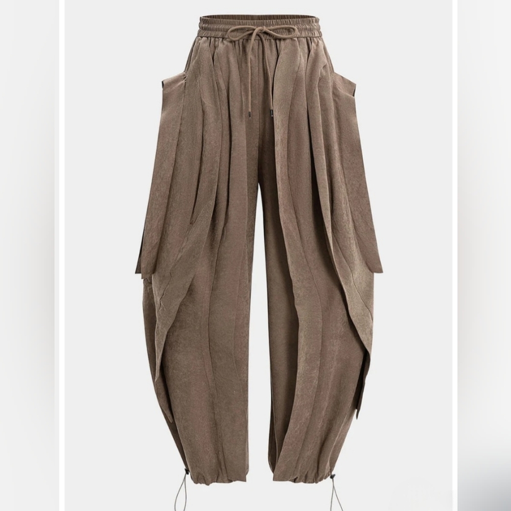 Drawstring Barrell Pants